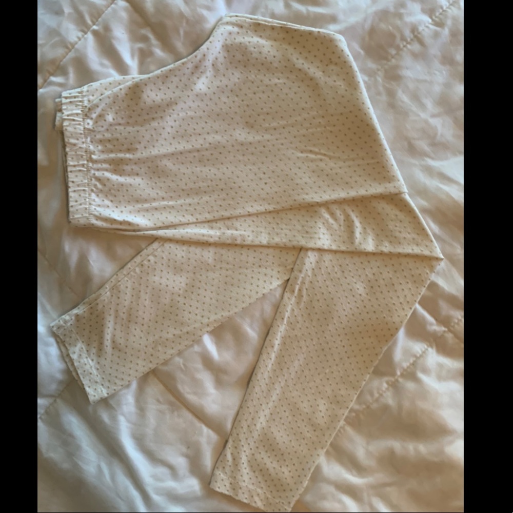 "CRAZY 8" Girls Stretch Gold Dot Pants    Sz 14
